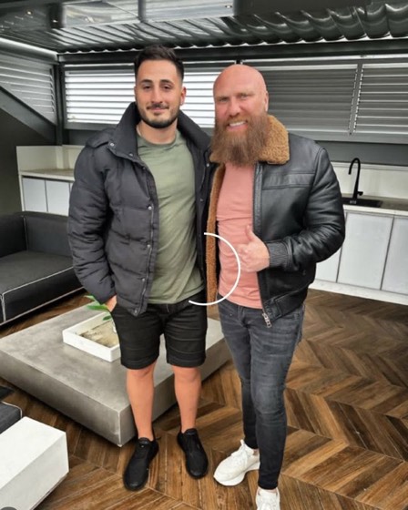 Nicholas Remondos with Rami